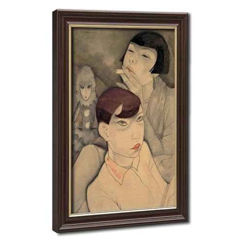 Impression toile Jeanne Mammen Poupées ennuyeuses pour habiller un mur vide