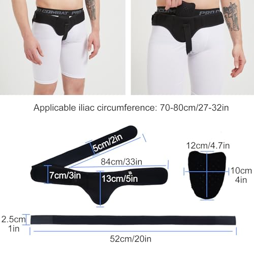 Cinturón de soporte para hernia inguinal ajustable miniatura 7