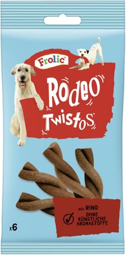 FROLIC™ Rodeo™ TWISTOS™ Beutel (6 Stück, Rind)