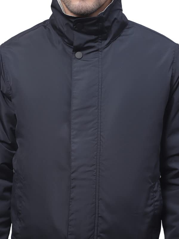 Image of Cantabil Navy-Blue Winter Wear Jacket Full Sleeve for Men l Jacket for Men l Winter Wear Jacket for Men (P MJKT00082 NAVY)