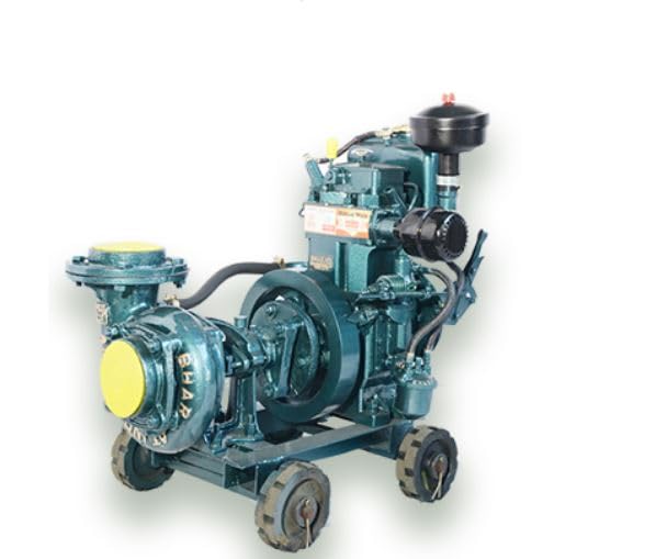 Image of SUPER BHARAT 5 HP /2600 RPM Pump Size (mm) 100 x 100 Gland Head (mtr) Duty point & Range 8.5 7-10 Discharge (Ips) At Duty Poiny & Range 19.5 14-25 Pump Set Weight with Trolley Gross (kgs) 110