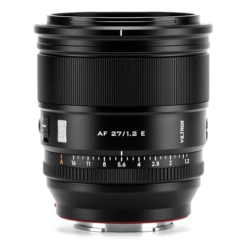 Image of VILTROX 27mm F1.2 E Lens, 27mm 1.2 APS-C Lens for Sony E-Mount, e-Mount Lenses for Sony a7iii a7iv a7c a9iii a1 ii a7rv ze-e10 ii a7cr a7cii a6600 zv-e10 fx3 fx30 a6700