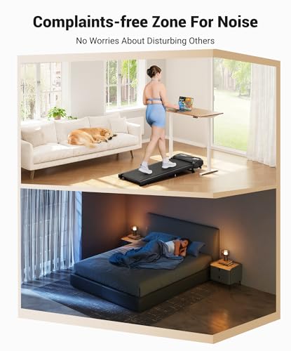 Image of THERUN 6% Incline Walking Pad Under Desk Treadmill Portable for Home /Office