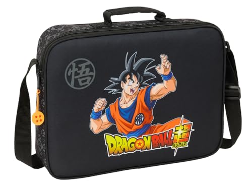 Safta DRAGON BALL COMBAT - Cartera Extraescolares, Maletín Portatodo, Bandolera, Cómoda y Versátil, Calidad y Resistencia, 38x6x28 cm