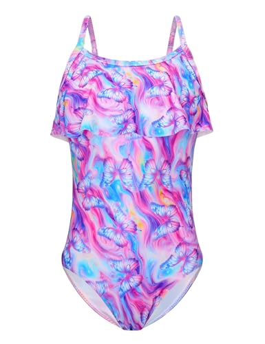 Image of Girls Swimsuit One Piece Ruffles Bathing Suit Kids' Swimwear Quick Dry Summer Beach for 2-14Y
