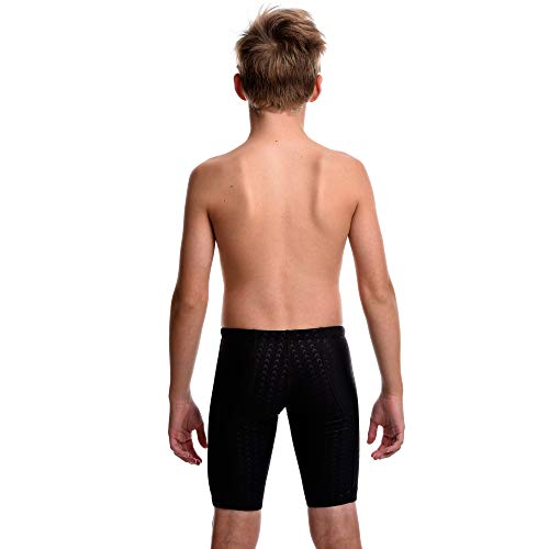 Flow Accelerate Swim Jammers Size 21 to 32 Swimming Jammer Shorts for Boys in Black, Navy, and