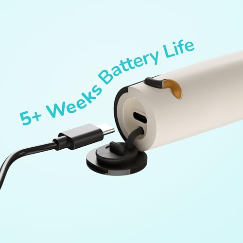 Ordo Squishmallows Elektrische Zahnbürste, Schallzahnbürsten für Kinder, wiederaufladbar, 3 Putzmodi, über 5 Wochen Akkulaufzeit, extra Bürstenkopf enthalten, Geschenk für Kinder ab 4 Jahren, Cam – Bild 8