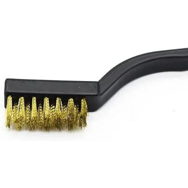 Image of Wire Brush Cleaning Brush Tool Steel Brass Nylon Metal Cleaning Polishing Rust Brush Metal Cleaning Brush Tool Fashion Abrasive Brushes