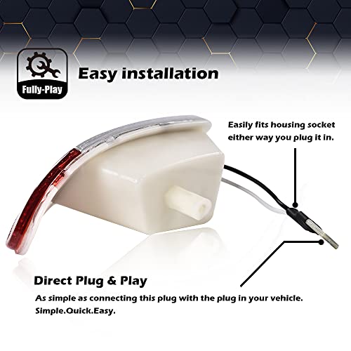 Lámpara LED de cortesía para panel interior de puerta compatible con Ford F150 y F250 1997-2003 miniatura 6