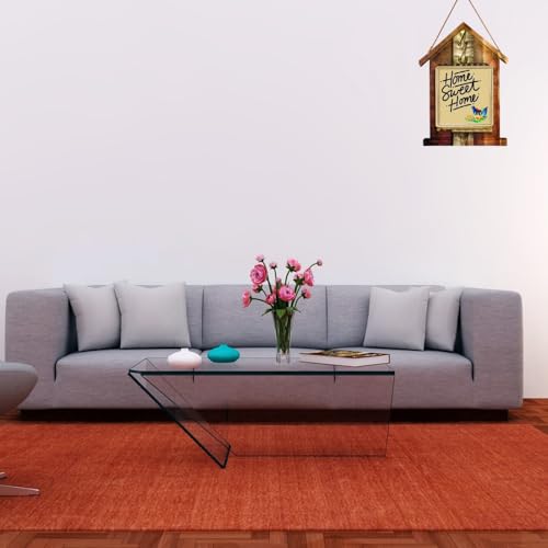 Image of PNF Poster And Frames Home Sweet Home Quote Wall art & Door Hanging Frame For Kitchen, Dining, restaurants Decor | Walland home Decor for Living Room | Room Decor Wall Decor Items For Bedroom | (Wooden, 11x9 Inch,brown)-2-1