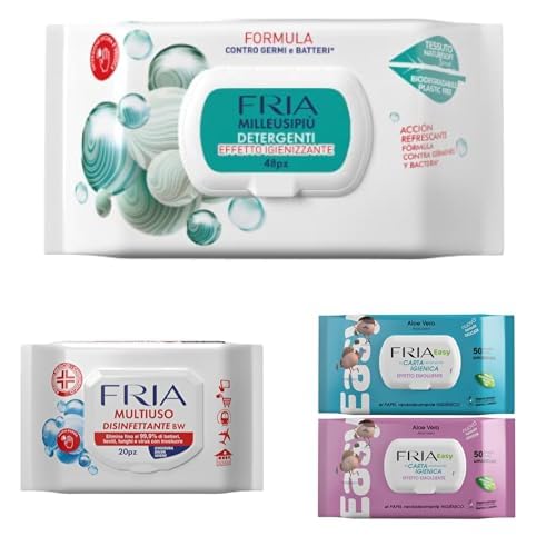 Fria pack Igiene quotidiana fuori casa - Salviette milleusi disinfettanti