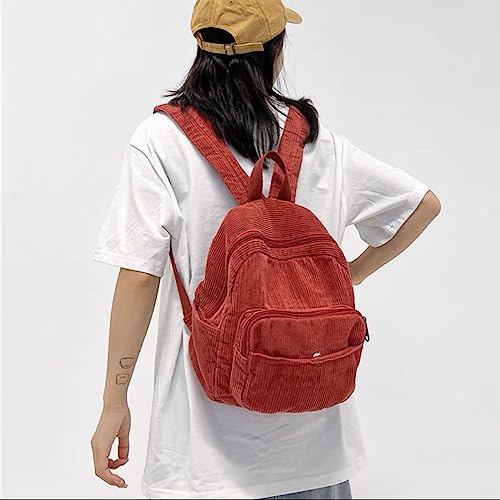 Mini Backpack Cute Mini Backpacks Cute Backpack Aesthetic Backpack Kawaii Backpack for School with Kawaii Accessories (Red-A)2