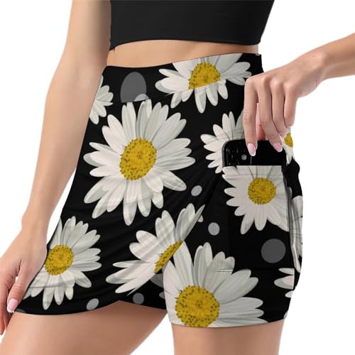 Jupe de course contre les frottements avec short de sport et poche