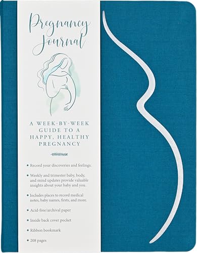 Pregnancy Journal (Deluxe, Clothbound Edition with removable cover band)