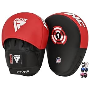 黒 フィンガーガード付きパンチングミット 楽天市場】RDX 公式 ボクシング パンチングミット 女性向け 花柄