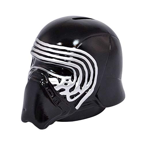 Joy Toy 25215 Hucha de cerámica en 3D de Kylo REN de Star Wars en Papel de Regalo.
