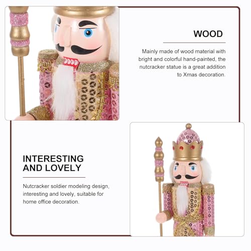 Figurine Casse-Noisette Bois Noël Décoration Intérieure Maison Statuette Statuet