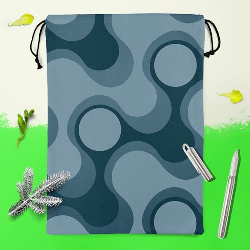 Image of ArtzFolio Abstract Retro D3 | Reusable Sack Bag | Bag for Gym, Storage, Vegetable & Travel
