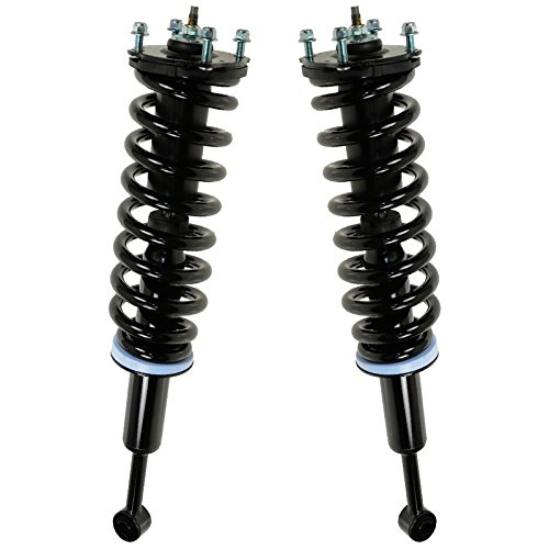 Image of TRQ Front Driver and Passenger Side Strut and Spring Assembly Set | TRQ Front Driver and Passenger Side Strut and Spring Assembly Set