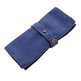 SAFIGLE Custodia Porta Orologi a Rotolo in Nylon, Organizer Portatile per Cinturini Smartwatch, Borsa da Viaggio Compatta per Protezione e Trasporto