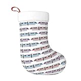 train monorail 1824 Taille de la chaussette : cette chaussette de Noël en train monorail de 28 cm x 45 cm a une grande ouverture sur le dessus et un intérieur spacieux qui est parfait pour les bonbons de toutes sortes, les petits cadeaux et les bas de Noël pour un matin de Noël encore plus excitant