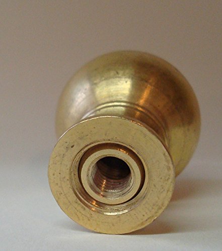 Image of B&P Lamp 1 inch Ball Finial, Tapped 1 /8F for 1 /8 IPS, Unfinished