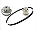 X-BAOFU, El Tiempo 1set 3M 20Teeth 40Teeth Reducción Polea Definir relación de 1: 2/2: 1 96mm Center Distancia del Eje Polea Kit del Engranaje Dentada Polea (tamaño : 10mm)