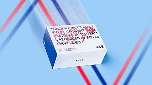 Murphy's Magic Supplies, Inc. Riffle Shuffle - Juego de cartas de medio ladrillo (6 cubiertas) HYPER NEON