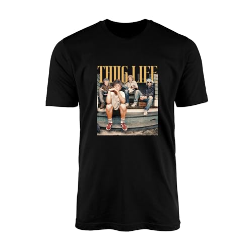 Stay Golden Graphic T-Shirt for Women - Thug Life - Comfortable Cotton Blend Tee - Standard Fit Short Sleeve Top