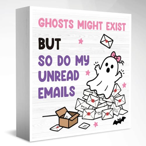 Halloween Office Decor Funny Office Desk Decor Cute Chost Emails