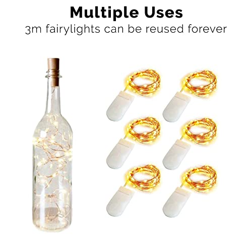 Image of Lightsfever LED Light up Party Balloons with Batteries, 22 inch warm white Big Size Clear Bobo Balloons for Helium or Air(12 pack warm white)