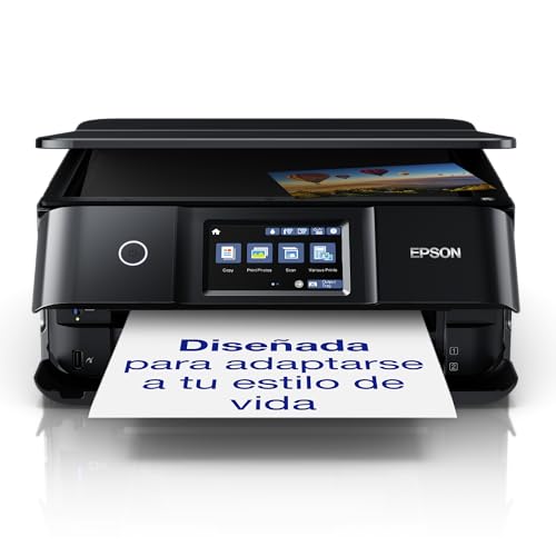 Epson Expression Photo XP-8700, Impresora Fotográfica WiFi A4 Multifunción 3en1 con Impresión Doble Cara (Dúplex), Pantalla Táctil, Bandeja Independiente Fotografía, Tinta 6 Colores, Negro ⭐
