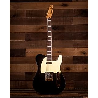 Fender Squier 40th Anniversary Telecaster Gold Edition LRL Black Guitarra Eléctrica - Les Beatles, Paul McCartney, John Lennon, RIngo Starr, George Harrison Fender Squier 40th Anniversary Telecaster Gold Edition LRL Black Guitarra Eléctrica – Image 3