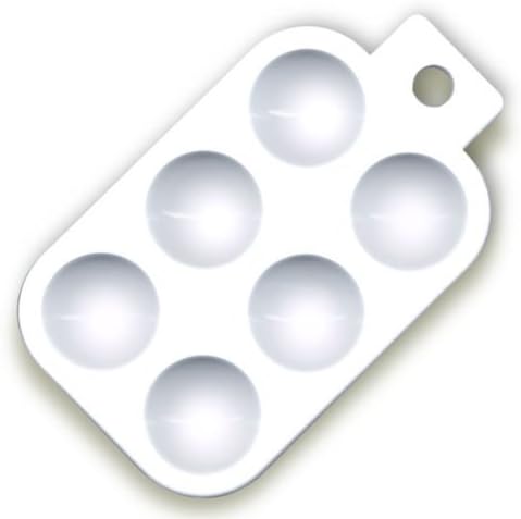 Bandeja de Pintura (tiene 6 pozos para la celebración de pinturas. IT 'S barato y se limpia fácilmente (Pkg. De 5)