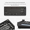 GLORIOUS Gaming GMMK PRO 75% Barebones Black (Frame Only) - Modular Mechanical Gaming Keyboard, TKL Size (75%), 3.3lb Frame, RGB, Fully Customisable, 5-Pin Switch Support