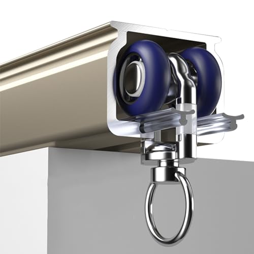 Barras de cortina resistentes para montaje en techo o pared, 50600 cm, ajustables, universales, soporta hasta 40 kg, perfectas para cortinas gruesas y cortinas.
