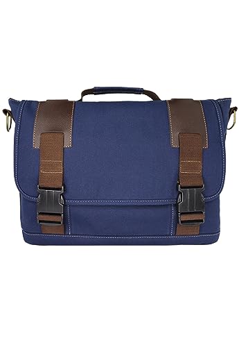 Pasta Lenna's Carteiro de Lona LE09 Azul