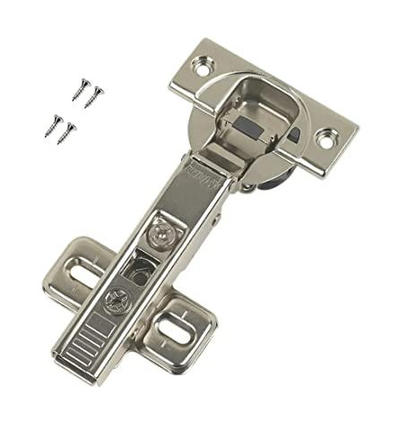 Blum 71B3550 Furniture Hinge 110 Degree with H0 Guide Rail, Modern Style Nickel Plated