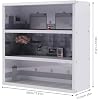 Garage Model Display Case 1/64 Scale Car Display Case with LED Light & Clear Door Parking Garage Diorama Vehicle Storage Case with 16 Parking Spaces for Sports Vehicle