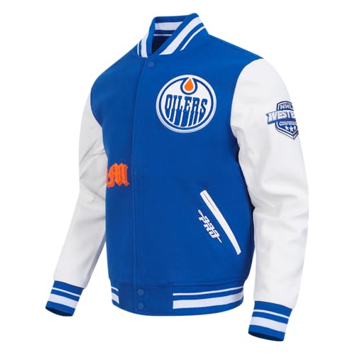 Image of Pro Standard Mens NHL Old English Varsity Jacket