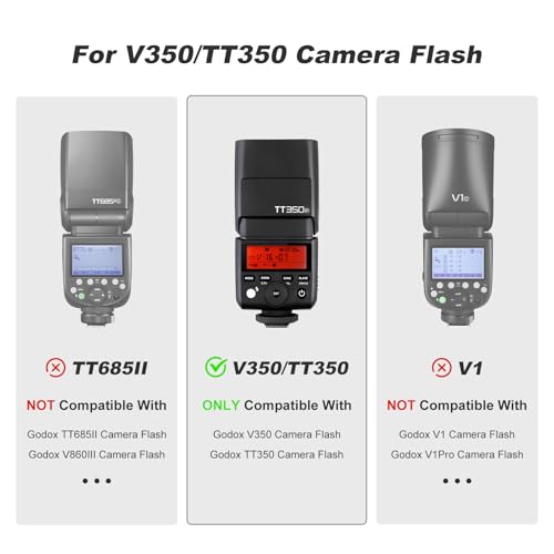 Protector de pantalla para Godox TT350 película transparente para flash de zapata pack x3 5