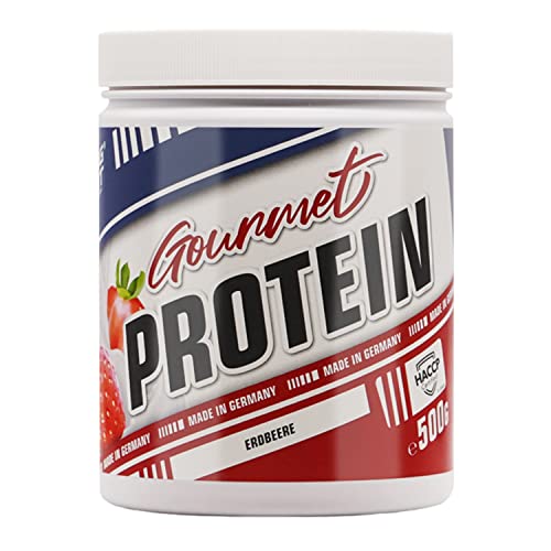 Bodybuilding Depot - Gourmet Whey Protein 500g | Fantastischer Geschmack | Cremige Konsistenz | Mit Stückchen | (Erdbeere) Cover
