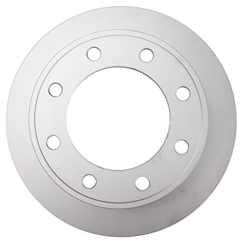 Image of TRQ Rear Brake Pad & Rotor Kit, with Chemical Kit Parking Brake Shoe Set Ceramic Premium G-Coated Compatible with 2005-2007 Ford F-250 Super Duty F-350 Super Duty