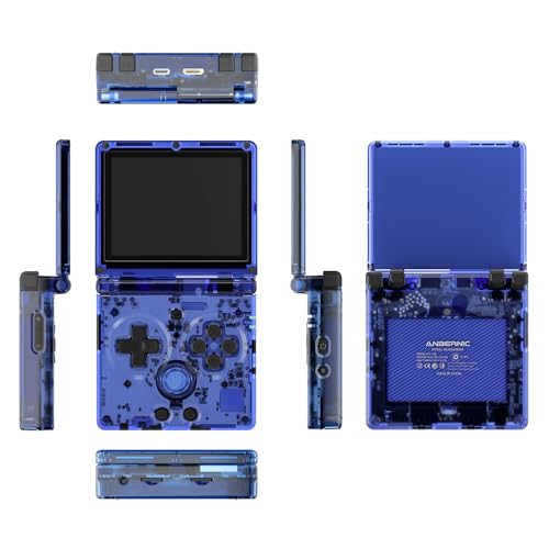 RG35XX - Consola de juegos de mano retro con tapa estilo retro, consola de juegos portátil clásica con pantalla IPS de 3.5 pulgadas, batería de 3300 mAh, soporta 5G WiFi, Bluetooth, HDMI, salida de