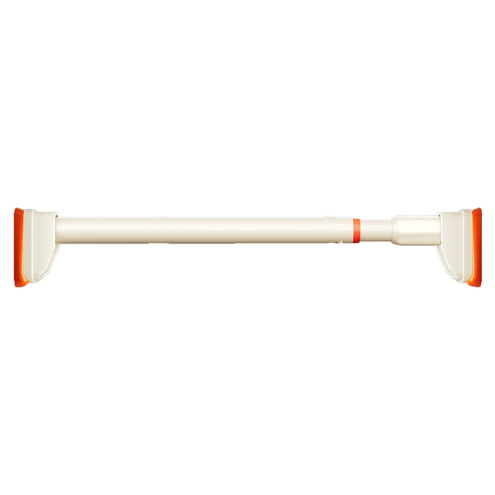 Btringle Rideau de 55 à 495 Cm, Barre Rideau de Tension Antidérapante, Acier Inoxydable, Sans Perçage pour Salle de Bain et Dressing(Beige,240-345cm/94-136in)
