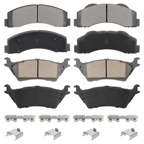 Front & Rear Semi-Metal Brake Pads Set for Ford for