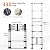 SPIEEK Telescoping Ladder for RV & Attic, 6.5FT Aluminum Extension Ladder with Dual Locking Mechanism, Max Load 330lbs, Compact Foldable Ladder for Roof, Home, Travel Trailer & Multi-Surface Use