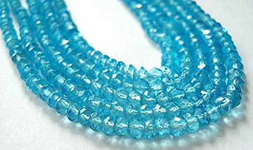 Perles rondelles quartz teal 4mm pour créer vos bijoux bohèmes et colliers d'été