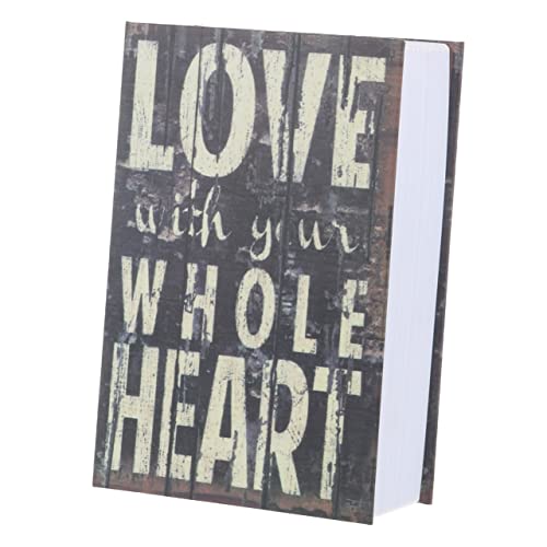 DOITOOL Coffre-fort En Forme De Livre Unique Style Vintage En Faux Livre Coffre-fort Secret Pour En Métal Serrure À Code