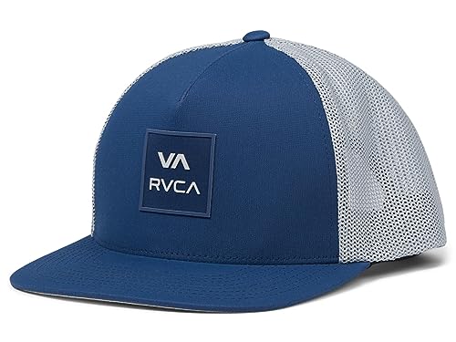 Image of RVCA Men's Trucker Hat, Adjustable Snapback Cap for Streetwear & Skating, Lightweight Breathable All-Day Comfort